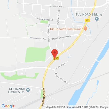 Position der Autogas-Tankstelle: Tankhof Stoll in 45711, Datteln-Meckinghoven