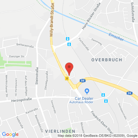 Position der Autogas-Tankstelle: Shell Station in 47179, Duisburg-Walsum