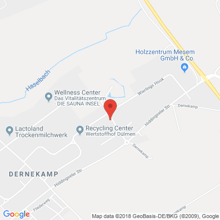 Standort der Autogas Tankstelle: DEWA Tank & Waschpark in 48249, Dülmen