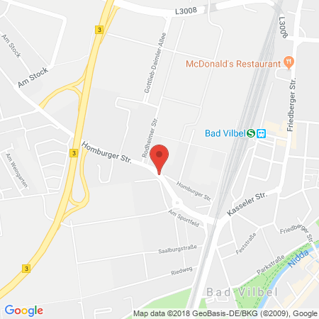 Standort der Autogas Tankstelle: Gas Service De GmbH (Tankautomat) in 61118, Bad Vilbel