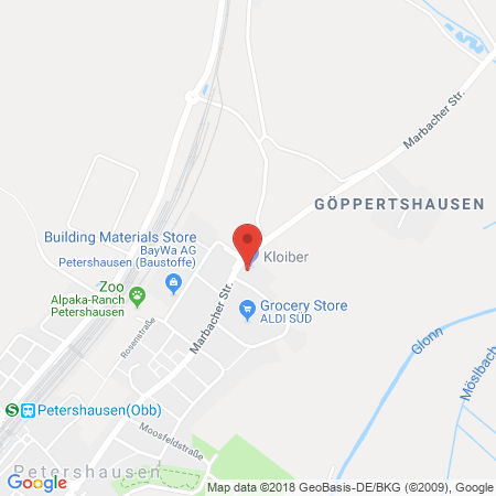 Standort der Autogas Tankstelle: Kloiber GmbH in 85238, Petershausen