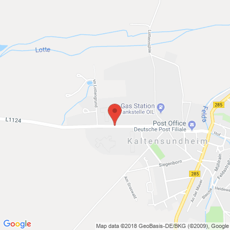 Standort der Autogas Tankstelle: OIL! Tankstelle in 98634, Kaltensundheim