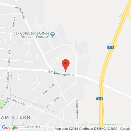 Standort der Autogas Tankstelle: JET Tankstelle in 14480, Potsdam