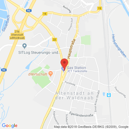 Standort der Autogas Tankstelle: JET Tankstelle in 92665, Altenstadt a. d. Waldnab