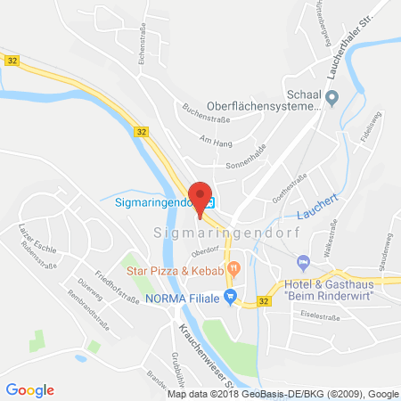 Standort der Autogas Tankstelle: ECO Tankstation Füss in 72517, Sigmaringendorf