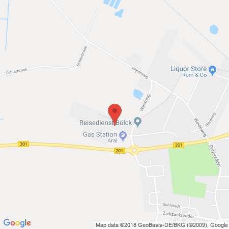 Standort der Autogas Tankstelle: Aral Tankstelle Pahl Tankstellenbetriebs GmbH in 24850, Schuby