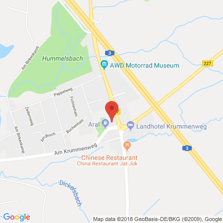 Standort der Autogas Tankstelle: ESSO Tankstelle - Huggins & Kroh GmbH in 40885, Ratingen