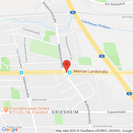 Standort der Autogas Tankstelle: ARAL Tankstelle (LPG der Aral AG) in 65933, Frankfurt