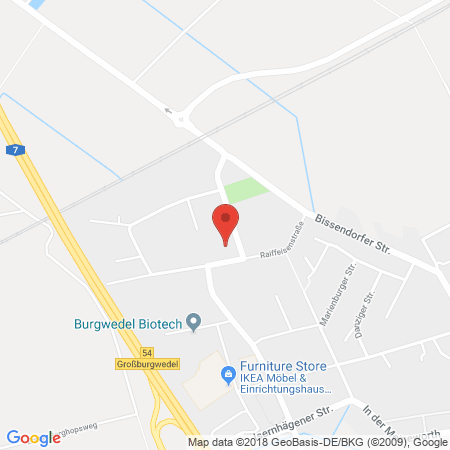 Position der Autogas-Tankstelle: Hartmann Autogas in 30938, Burgwedel