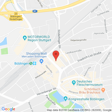 Standort der Autogas Tankstelle: Shell Station M. Grünzinger GmbH in 71034, Böblingen