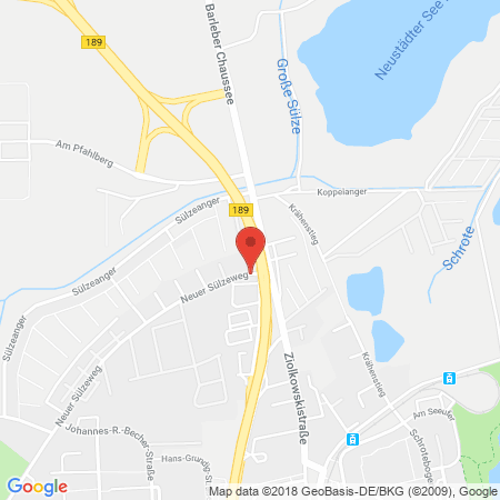 Position der Autogas-Tankstelle: Shell Station in 39128, Magdeburg