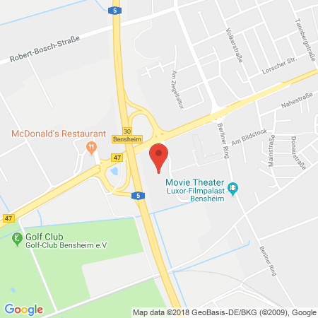 Standort der Autogas Tankstelle: Autohaus Schmidt in 64625, Bensheim