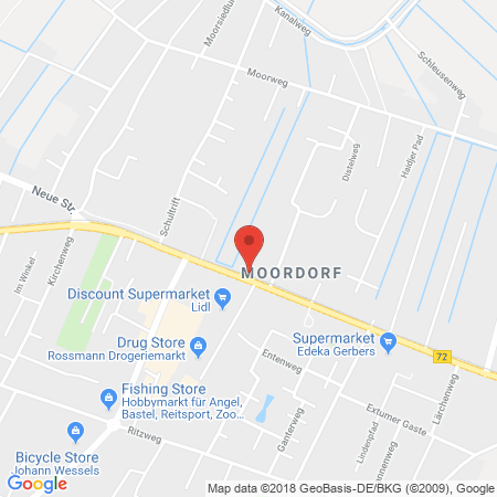 Standort der Autogas Tankstelle: Freie Tankstelle in 26624, Südbrookerland-Moordorf