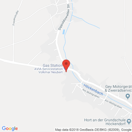 Standort der Autogas Tankstelle: AVIA Tankstelle in 01774, Höckendorf-Ruppendorf