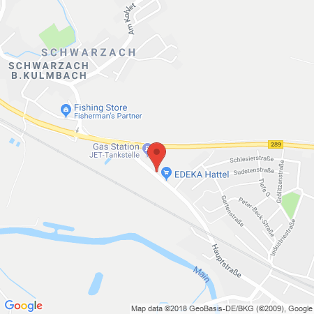 Standort der Autogas Tankstelle: Jet Tankstelle in 95336, Mainleus