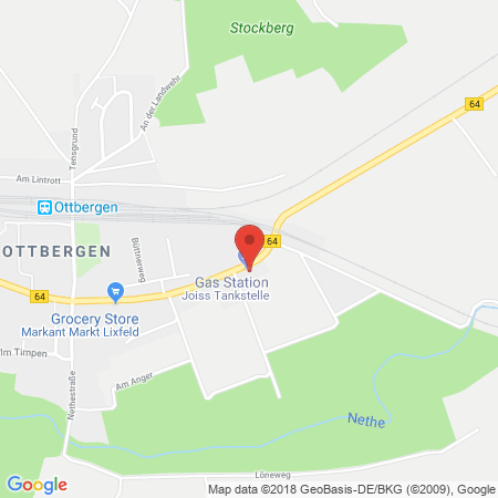 Position der Autogas-Tankstelle: Jantzon Tankstelle in 37671, Höxter-Ottbergen