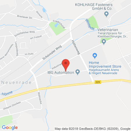 Standort der Autogas Tankstelle: Tank & Wasch GmbH in 58809, Neuenrade