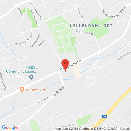 Position der Autogas-Tankstelle: Star Tankstelle in 42109, Wuppertal