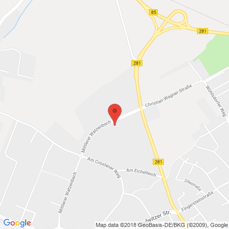 Position der Autogas-Tankstelle: Marktkauf Tankstelle in 07318, Saalfeld