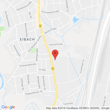 Standort der Autogas Tankstelle: OMV-Tankstelle in 90451, Nürnberg