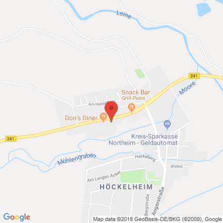 Position der Autogas-Tankstelle: TAS Tankstelle in 37154, Northeim-Höckelheim