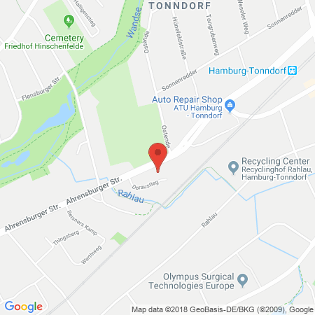 Standort der Autogas Tankstelle: Esso-Tankstelle in 22045, Hamburg-Wandsbek