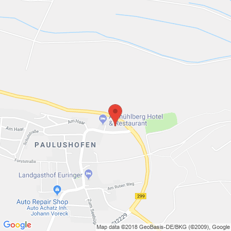 Standort der Autogas Tankstelle: Autohaus Pollinger in 92339, Beilngries-Paulushofen