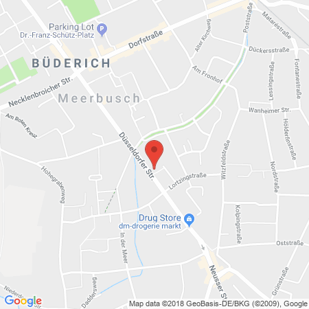 Standort der Autogas Tankstelle: BFT-Tankstelle in 40667, Meerbusch