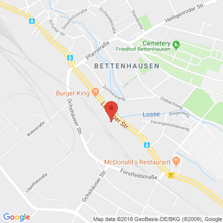 Position der Autogas-Tankstelle: Gas & More Kassel in 34123, Kassel-Bettenhausen