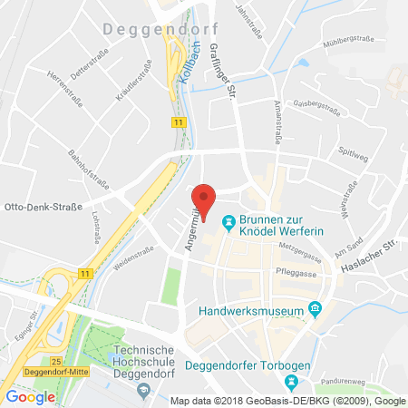 Position der Autogas-Tankstelle: ARAL Station in 94469, Deggendorf