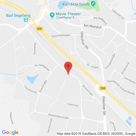 Standort der Autogas Tankstelle: PRIMAGAS Energie GmbH & Co. KG in 23795, Bad Segeberg