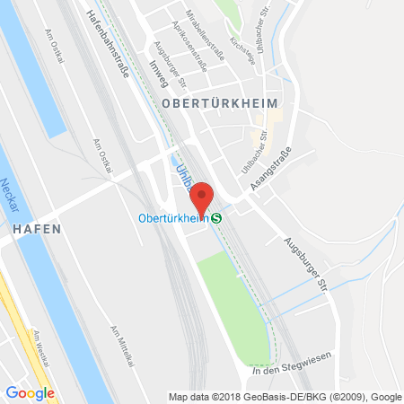 Position der Autogas-Tankstelle: Freie Tankstelle -Autoport in 70329, Stuttgart-Obertürkheim