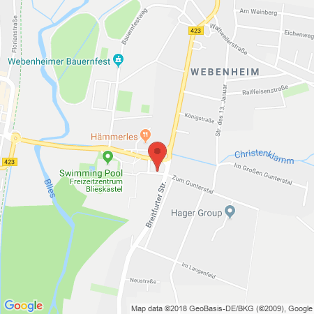 Standort der Autogas Tankstelle: ARAL Tankstelle in 66440, Blieskastel-Mimbach