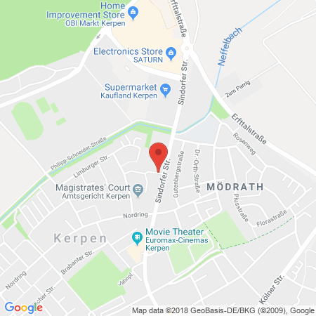 Standort der Autogas Tankstelle: Westfalen-Tankstelle Emre Yöndem in 50171, Kerpen