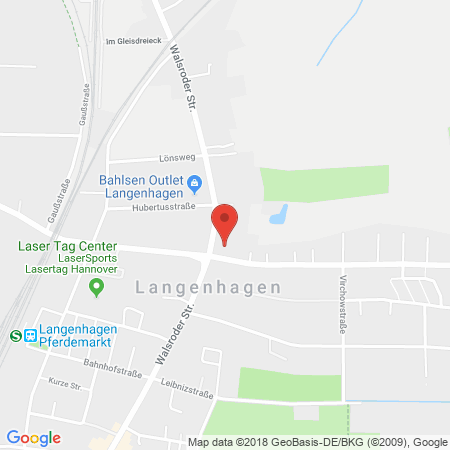 Position der Autogas-Tankstelle: Shell Station Bernd Robben GmbH in 30853, Langenhagen