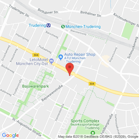 Standort der Autogas Tankstelle: ALLGUTH Filiale in 81825, München