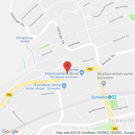 Position der Autogas-Tankstelle: Hilgers - Service rund ums Auto in 58332, Schwelm