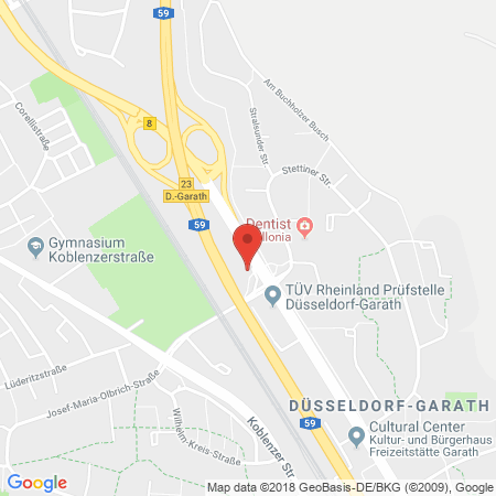 Standort der Autogas Tankstelle: Shell Station in 40595, Düsseldorf-Garath