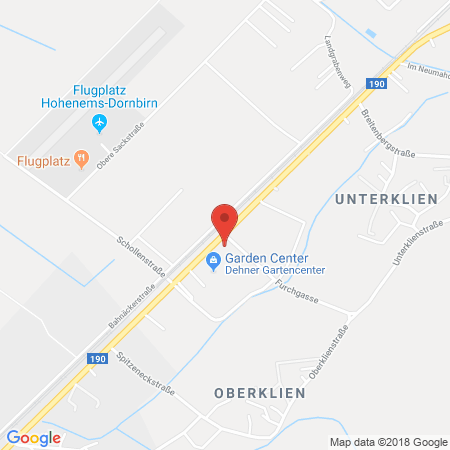 Position der Autogas-Tankstelle: OIL! Tankstelle - Drachengas in 6845, Hohenems