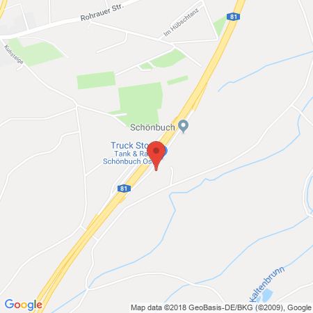Standort der Autogas Tankstelle: OMV Autobahn-Tankstelle in 71154, Nufringen