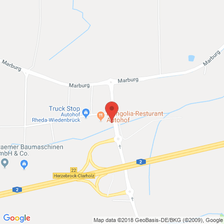Standort der Autogas Tankstelle: Aral Tankstelle (LPG der Aral AG) in 33378, Rheda-Wiedenbrück