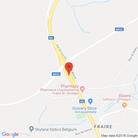 Standort der Autogas Tankstelle: Q8 in 5650, Fraire  (walcourt)