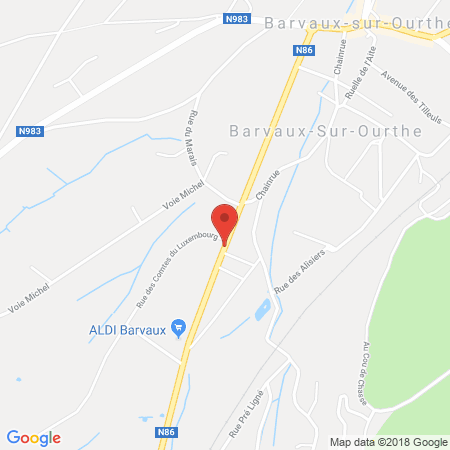 Position der Autogas-Tankstelle: Lukoil in 6940, Barvaux