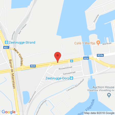 Position der Autogas-Tankstelle: Octa + in 8380, Zeebrugge