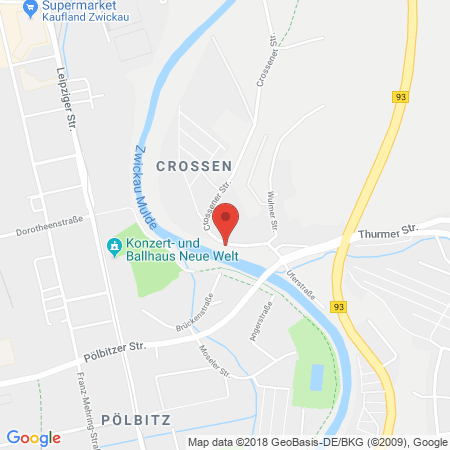 Standort der Autogas Tankstelle: Autohaus F.Schmidt & Sohn GmbH, Mitsubishi Vertragshändler in 08058, Zwickau