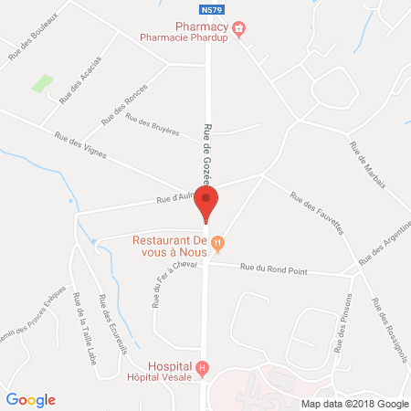 Standort der Autogas Tankstelle: Scipioni in 6110, Montigny-le-tilleul