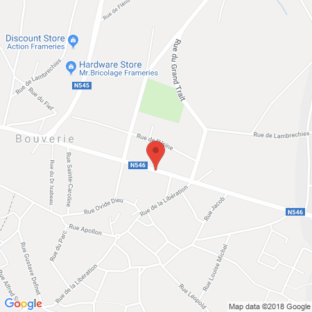 Standort der Autogas Tankstelle: Spilmont in 7080, La Bouverie
