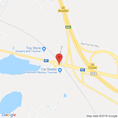 Position der Autogas-Tankstelle: Lukoil in 7500, Tournai