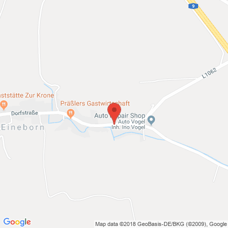 Position der Autogas-Tankstelle: Herrmann - Automobile GmbH in 07646, Trockenborn