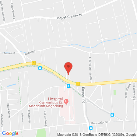 Standort der Autogas Tankstelle: Agip-Service-Station in 39130, Magdeburg